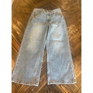 Judy Blue Wide Leg Crop Jeans Stretch Denim Women 9/29 JB88616 Summer Preppy